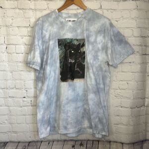 3:15 The Label Unisex Tye Die Short Sleeve Shirt size Large L Black Panther